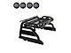 Atlas Roll Bar with 5.30-Inch Black Round Flood LED Lights for Tonneau Cover; Black (15-22 Canyon)