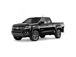 Bull Bar with Black Skid Plate; Black (15-22 Canyon)