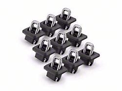 Bullet Inner Bed Retractable Tie-Down Anchors; Set of Nine (15-25 Canyon)