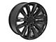 CA91 Satin Black 6-Lug Wheel; 24x10; 28mm Offset (23-24 Canyon)