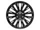 CA93 Gloss Black 6-Lug Wheel; 22x9; 28mm Offset (23-25 Canyon)