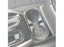 Center Console Cupholder Accent Trim; Domed Carbon Fiber (23-25 Canyon)