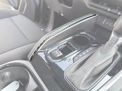 Center Console Line Accent Trim; Forged Carbon Fiber (23-25 Canyon)