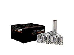 Chrome Acorn Spline ET Lug Nuts; M14x1.5; Set of 24 (23-25 Canyon)