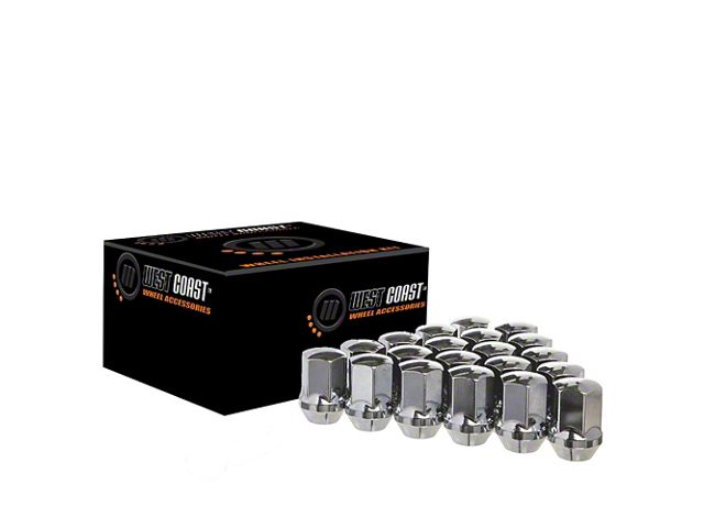 Chrome OE Style Lug Nuts; M14x1.5; Set of 24 (23-24 Canyon)