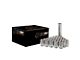 Chrome Open Acorn Spline ET Lug Nuts; M14x1.5; Set of 24 (23-24 Canyon)