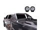 Classic Pro Roll Bar with 9-Inch Black Round Flood LED Lights; Black (15-22 Canyon)