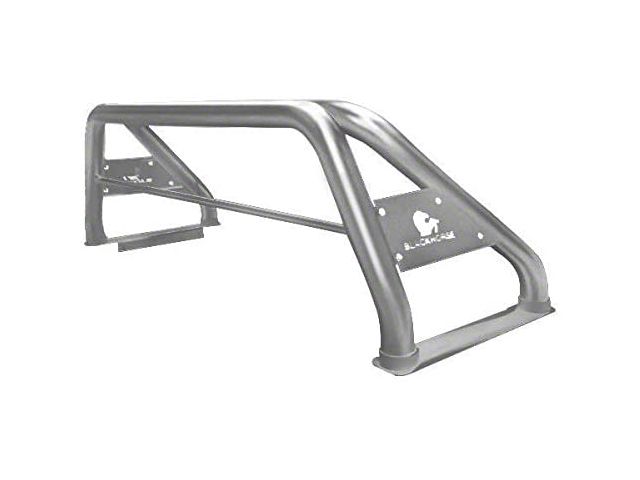Classic Roll Bar with 40-Inch LED Light Bar; Stainless Steel (15-22 Canyon)