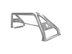 Classic Roll Bar for Tonneau Cover with 40-Inch LED Light Bar; Stainless Steel (15-22 Canyon)