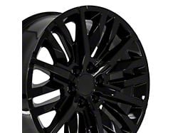 CV33 Gloss Black 6-Lug Wheel; 22x9; 28mm Offset (23-24 Canyon)