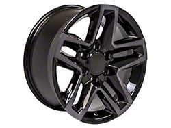 CV34 Gloss Black Machined Tinted 6-Lug Wheel; 18x8.5; 28mm Offset (23-24 Canyon)