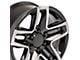 CV34B Machined 6-Lug Wheel; 18x8.5; 26mm Offset (23-25 Canyon)