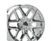 CV62 Chrome 6-Lug Wheel; 20x9; 28mm Offset (23-24 Canyon)