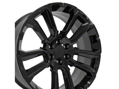 CV68 Black 6-Lug Wheel; 24x10; 28mm Offset (23-24 Canyon)