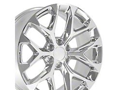 CV98C Chrome 6-Lug Wheel; 22x9; 28mm Offset (23-24 Canyon)