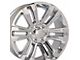 Denali Style Chrome 6-Lug Wheel; 22x9; 24mm Offset (23-24 Canyon)