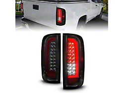 Full LED Tail Lights; Black Housing; Smoked Lens (15-22 Canyon)