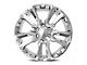 GM Split 5-Spoke Replica Chrome 6-Lug Wheel; 22x9; 28mm Offset (23-25 Canyon)