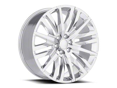 GM Split 6-Spoke Replica Chrome 6-Lug Wheel; 22x9; 28mm Offset (23-25 Canyon)