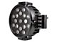 Grille Guard with 7-Inch Round LED Lights; Black (15-22 Canyon)