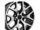 Honeycomb Style Black Machined 6-Lug Wheel; 22x9; 31mm Offset (23-25 Canyon)