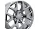 Honeycomb Style Chrome 6-Lug Wheel; 22x9; 31mm Offset (23-25 Canyon)