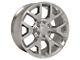 Honeycomb Style Polished 6-Lug Wheel; 20x9; 27mm Offset (23-25 Canyon)