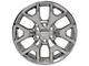 Honeycomb Style Polished 6-Lug Wheel; 20x9; 27mm Offset (23-25 Canyon)