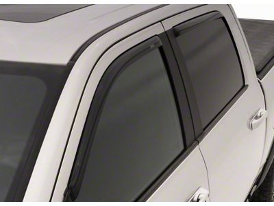 In-Channel Ventvisor Window Deflectors; Front and Rear; Dark Smoke (15-22 Canyon Crew Cab)