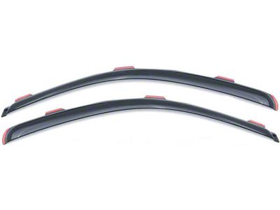 In-Channel Ventvisor Window Deflectors; Front; Dark Smoke (15-22 Canyon)