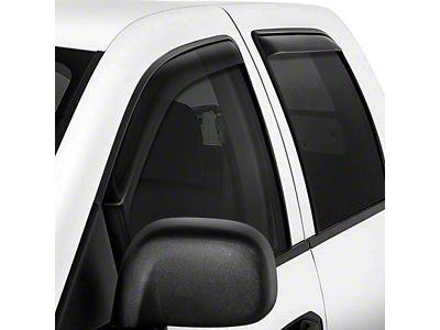 In-Channel Window Deflectors; Front and Rear; Smoke (15-22 Canyon Crew Cab)