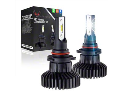 Infinity Beam LED Headlight Bulbs; HB3/9005 (15-21 Canyon)