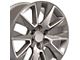 LTZ Style Silver Machined 6-Lug Wheel; 20x9; 28mm Offset (23-25 Canyon)