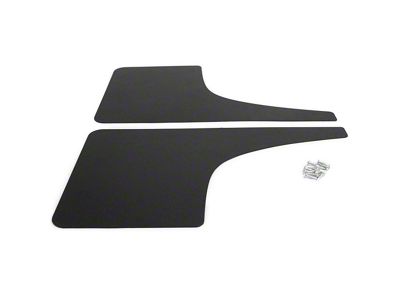 Mud Flaps; Front; Forged Carbon Fiber Vinyl (18-24 Canyon)