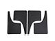 Mud Flaps; Front and Rear; Satin Black Ice Vinyl (23-24 Canyon)