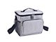 Portable Foldable Soft Sided Insulated Cooler Bag; 33-Liter