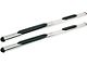 Premier 4 Oval Nerf Side Step Bars without Mounting Kit; Stainless Steel (15-22 Canyon Crew Cab)