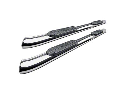 Westin Pro Traxx 5-Inch Oval Side Step Bars; Stainless Steel (15-22 Canyon Crew Cab)