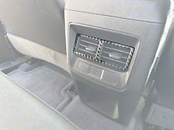 Rear A/C Vent Accent Trim; Raw Carbon Fiber (23-25 Canyon)