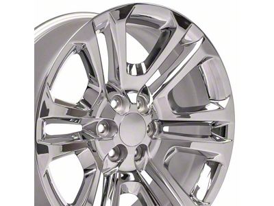 Sierra Style Chrome 6-Lug Wheel; 22x9; 31mm Offset (23-25 Canyon)