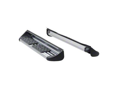 Stainless Side Entry Running Boards; Polished (15-22 Canyon Extended Cab)