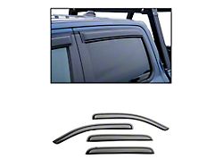 Tape-On Rain Guards; Front and Rear; Smoke (23-25 Canyon)