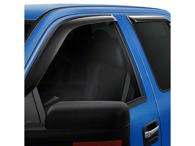 Tape-On Window Deflectors; Front; Smoke (15-22 Canyon)