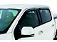 Tape-Onz Sidewind Deflectors; Front and Rear; Smoke (15-22 Canyon Crew Cab)