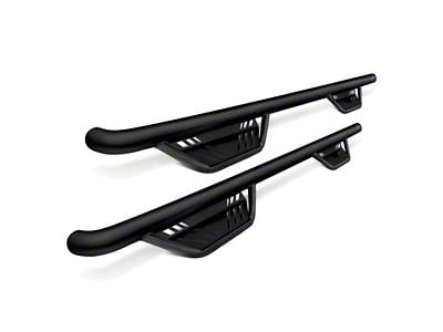 Terrain HX Side Step Bars; Black (15-22 Canyon Extended Cab)
