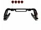 Vigor Roll Bar with 7-Inch Red Round LED Lights; Black (15-22 Canyon)