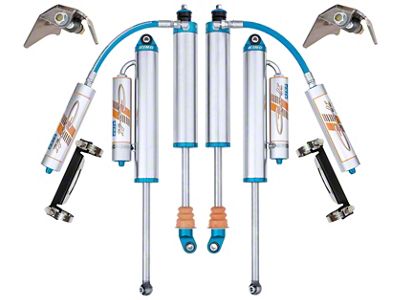 Carli Suspension KING 3.0 Front and Rear Shock Package with Front Reservoir and Rear Shock Mounts (17-24 4WD F-250 Super Duty)
