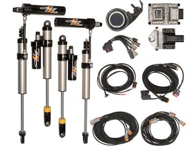 Carli Suspension E-Venture Front and Rear Shock Package with Reservoir Mounts for Carli 3.50 to 5.50-Inch Lift Kits (17-24 4WD 6.7L Powerstroke F-350 Super Duty)