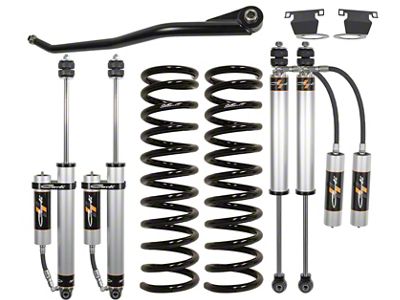 Carli Suspension 2.50-Inch Front Backcountry Leveling System with Carli SPEC 2.0 Remote Reservoir Shocks (14-24 4WD 6.7L RAM 2500 w/o Air Ride)