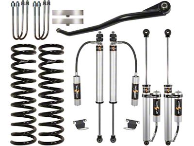 Carli Suspension 2.50-Inch Front Backcountry Leveling System with Carli SPEC 2.0 Remote Reservoir Shocks (19-24 4WD 6.7L RAM 3500 w/o Air Ride)